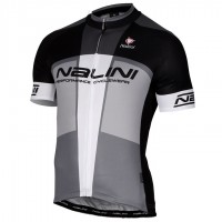 2017 Nalini PRO Artico Schwarz-Gris Radtrikot Kurzarm Radtrikot Kaufen