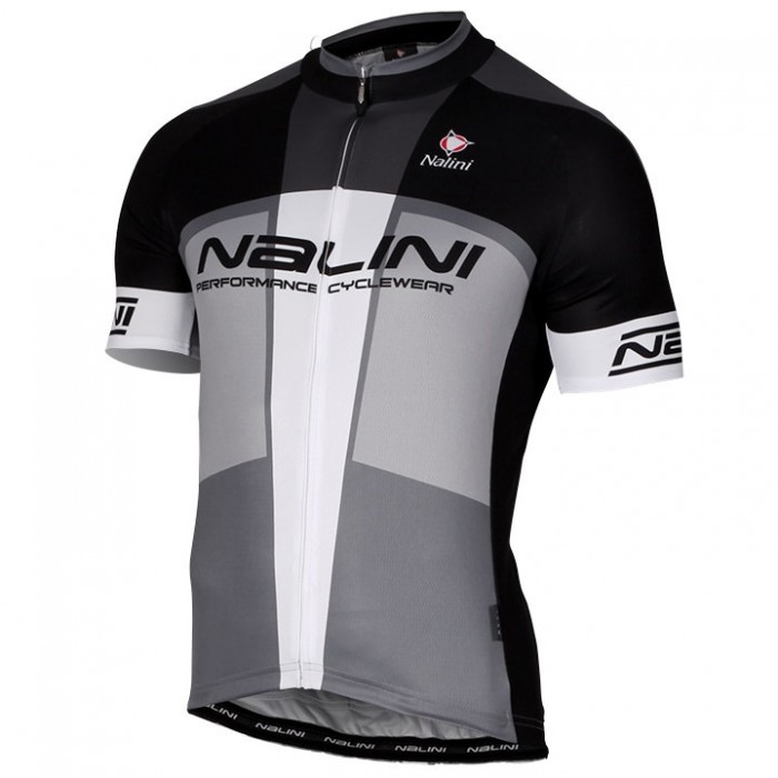 2017 Nalini PRO Artico Schwarz-Gris Radtrikot Kurzarm Radtrikot Kaufen