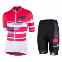 2017 Nalini PRO dolomiti Damen Rosa Fahrradbekleidung Satz Radtrikot Kurzarm+Kurz Trägerhose Radtrikot Kaufen