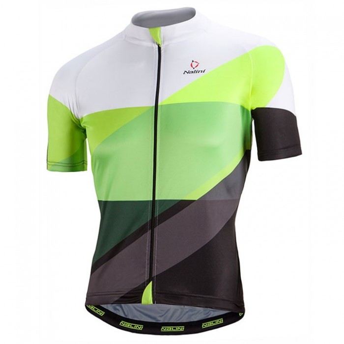 2017 Nalini PRO Campione Weiß-Vert Radtrikot Kurzarm Radtrikot Kaufen