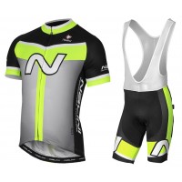 2017 Nalini PRO Navision Schwarz-Vert Fahrradbekleidung Satz Radtrikot Kurzarm+Kurz Trägerhose Radtrikot Kaufen