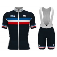 2017 France National Team Fahrradbekleidung Satz Radtrikot Kurzarm+Kurz Trägerhose Radtrikot Kaufen