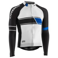 2017 Orbea Pro Radtrikot Langarm Weiß Schwarz Blau Radtrikot Kaufen