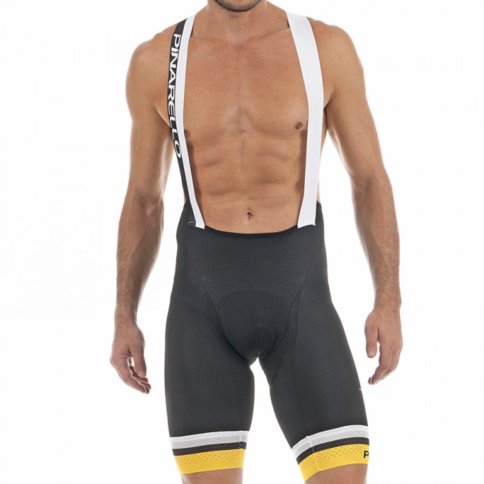 2017 Pinarello 12th Tour de France Kurz Trägerhose-Schwarz Gelb Radtrikot Kaufen 2017 Pinarello 12th Tour de France Kurz Trägerhose-Schwarz Gelb Radtrikot Kaufen