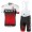 2017 Scott Rc Weiß Schwarz Rot Fahrradbekleidung Satz Radtrikot Kurzarm+Kurz Trägerhose Radtrikot Kaufen