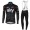 Sky Pro Schwarz 2017 Fahrradbekleidung Satz Radtrikot Langarm+Lang Trägerhose Radtrikot Kaufen