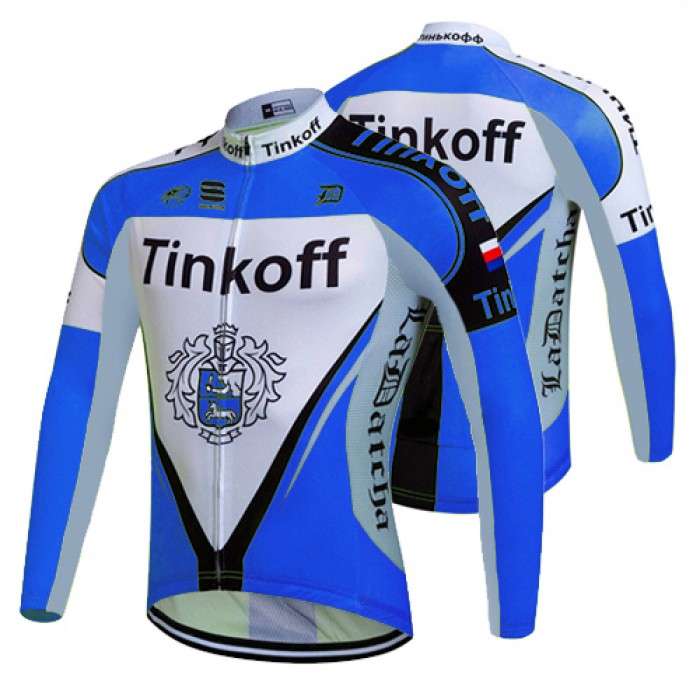 2017 Tinkoff Blau Radtrikot Langarm Radtrikot Kaufen