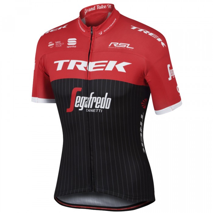 Trek Segafredo Pro 2017 Rot Radtrikot Kurzarm Radtrikot Kaufen