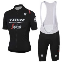 Trek Segafredo Pro Schwarz 2017 Fahrradbekleidung Satz Radtrikot Kurzarm+Kurz Trägerhose Radtrikot Kaufen