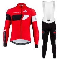 Wilier 2017 Pro Team Rot Fahrradbekleidung Satz Radtrikot Langarm+Lang Trägerhose Radtrikot Kaufen